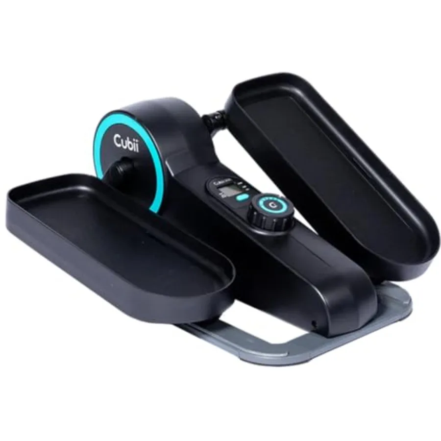 جهاز تمرين بدواسة الدراجة البيضاوية تحت المكتب، جهاز بيضاوي الشكل محمول مع مستويات تمرين قابلة للتعديل - من البالغين إلى كبار السن #1