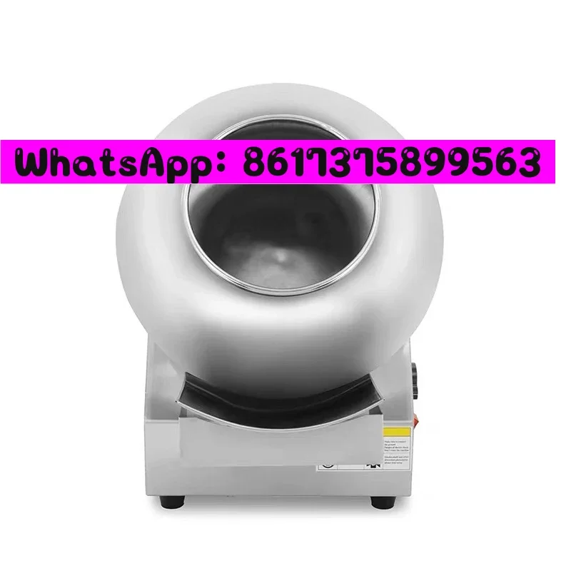 Máquina de recubrimiento de nueces y dulces: para recubrimiento de chocolate, pulido de azúcar y fabricación de snacks