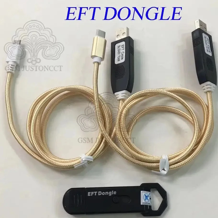 EASY FIRMWARE TEMA / EFT DONGLE and EFT Dongle Serial 2 IN 1 cable