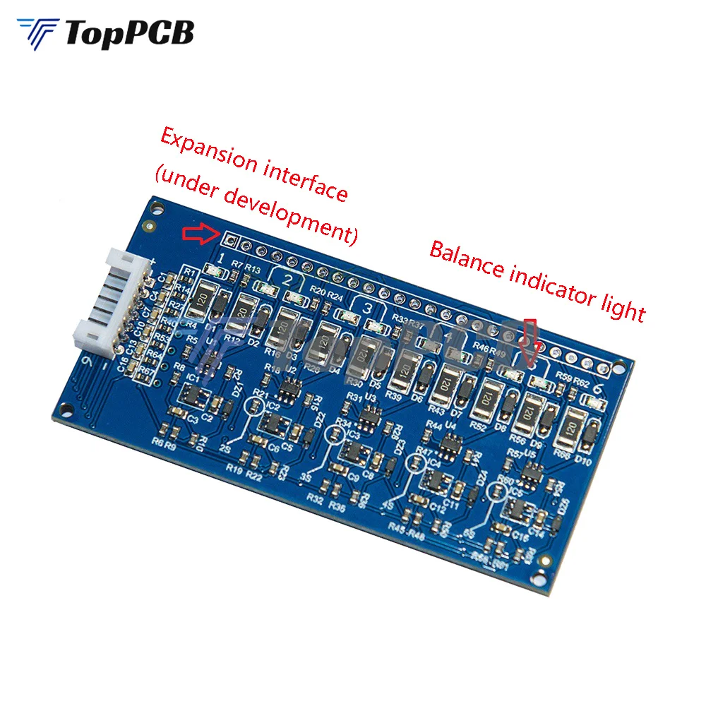 BMS 6S 16V Balance Board Lithium Titanate Battery Protection Board 90-200mA Super Farad Capacitor Equalization Circuit Module