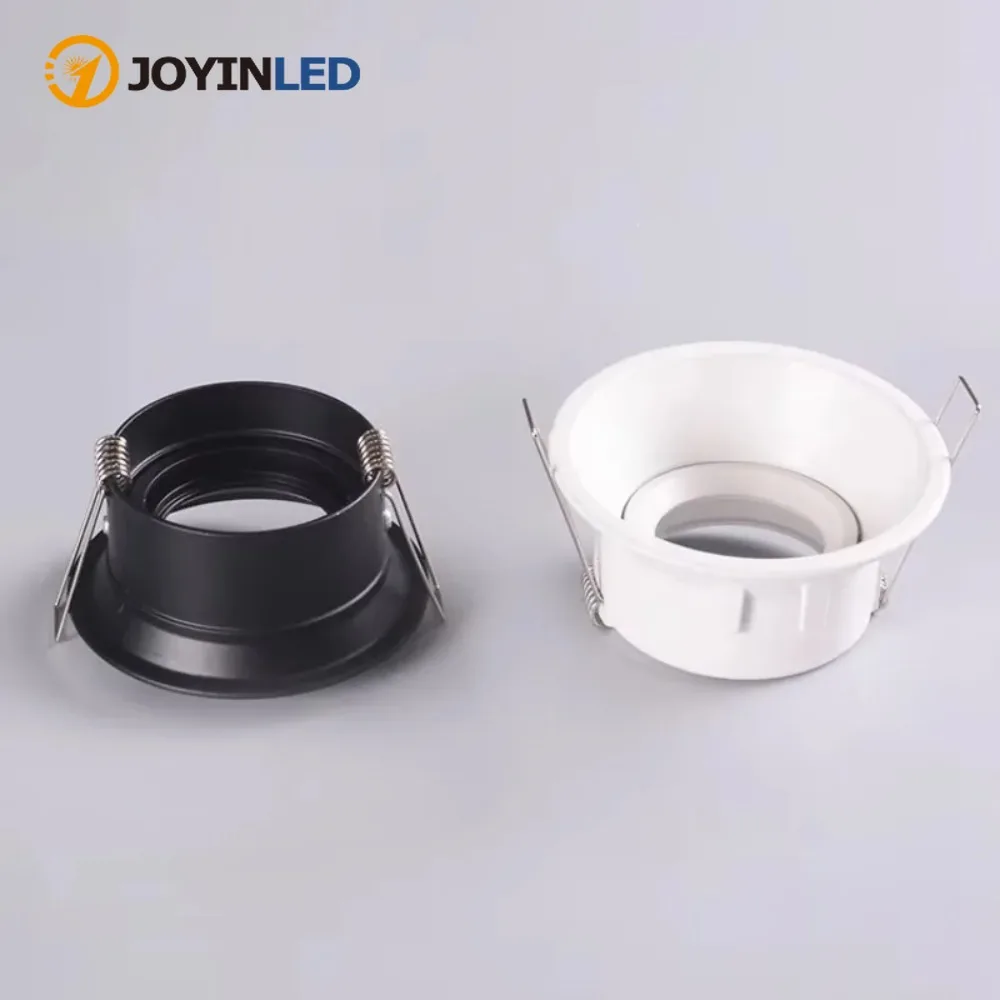 JOYINLED Square/Round Sportlights Manufacture Price White Single Ring Down Light Fixture Fitting Mr16 Gu10 Metal Housing