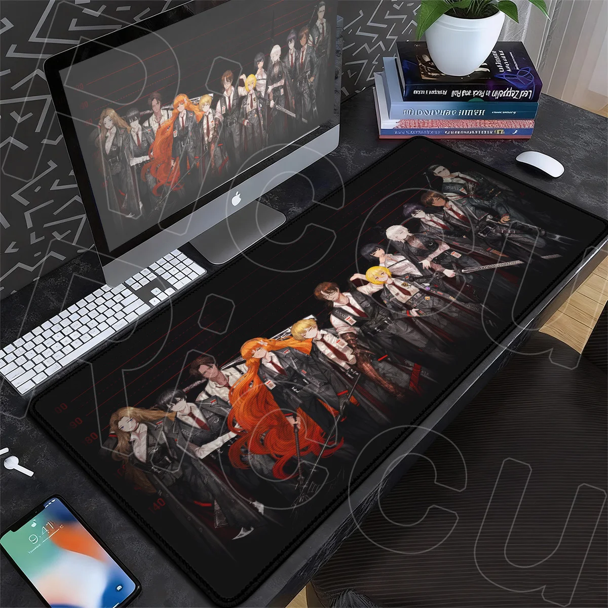 Computer Cabinet Desktop Mat E-Sport HD Printing Carpet Gaming Limbus Company Anime XXL Extended Mouse Pad Washable Keyboard Rug