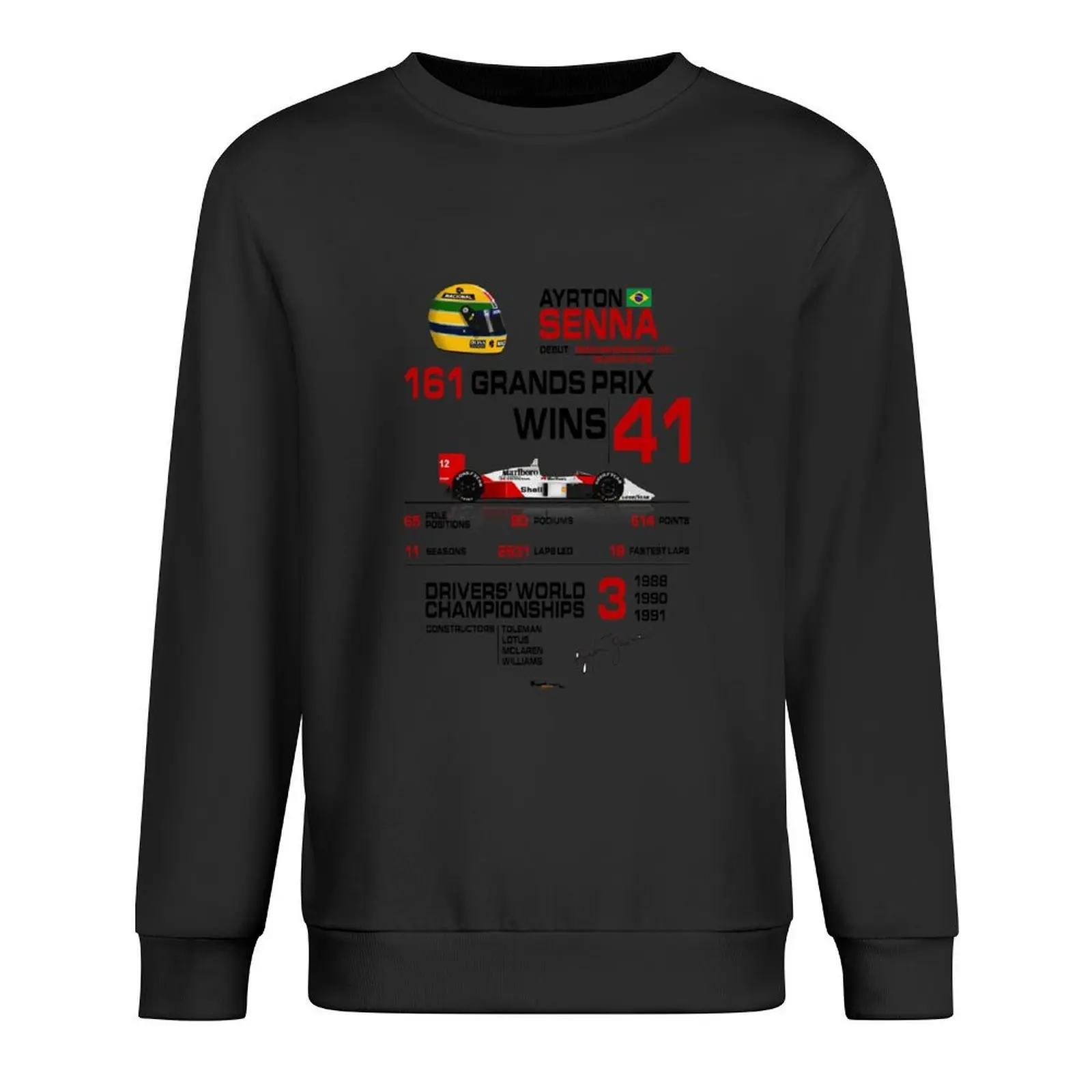 セナ-mp44-スタッツ-プルオーバー-ブラウス-和風紳士服-秋物スウェットシャツ