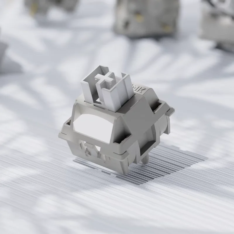 FL CMMK مفتاح الثلج الرمادي الصامت 5pin 40g RGB SMD الخطي للوحة المفاتيح الميكانيكية الساخن مبادلة كتم MX مفاتيح مصنع تزييت الكمبيوتر