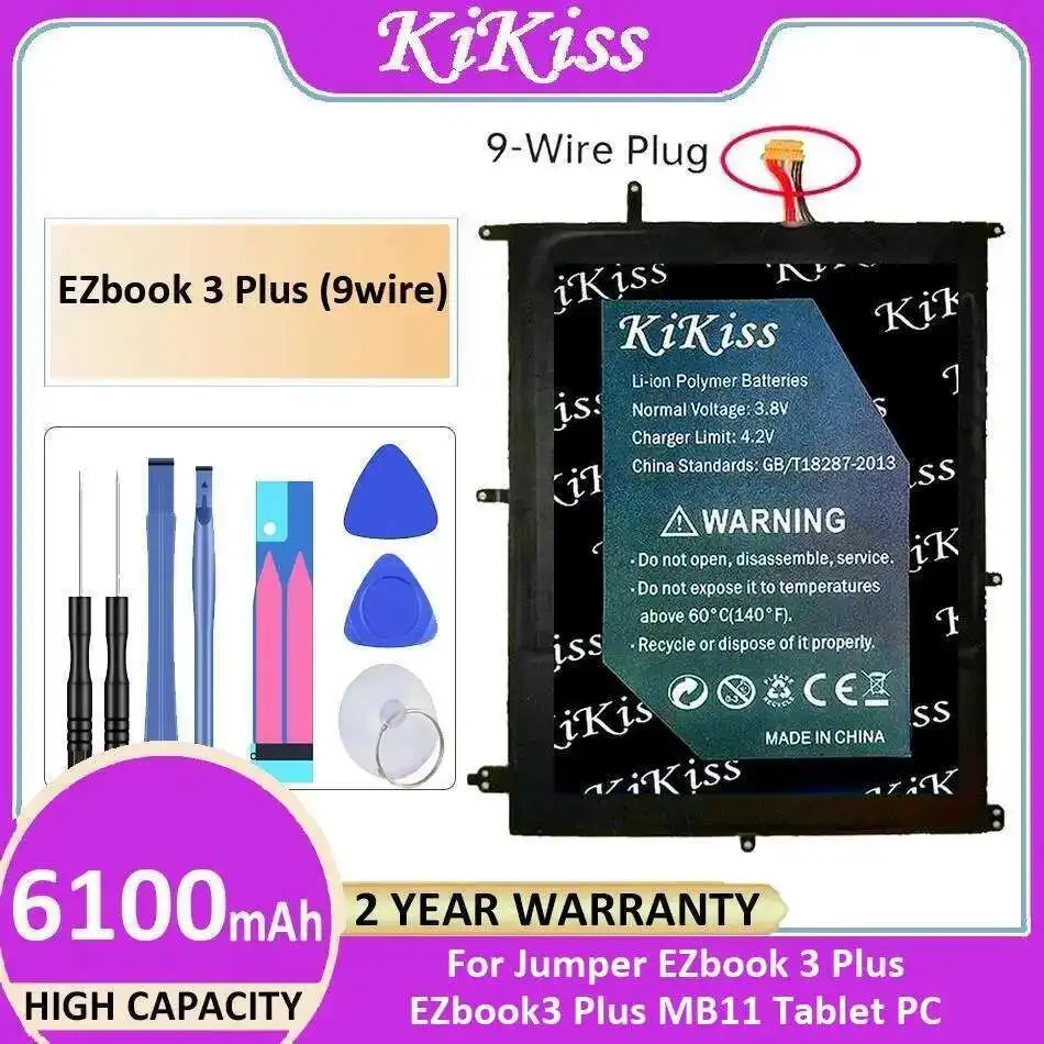 

Для Jumper Ezbook 3 Plus Ezbook3 MB11 планшетный ПК 9-проводной аккумулятор для ноутбука 6100 мАч высокой емкости