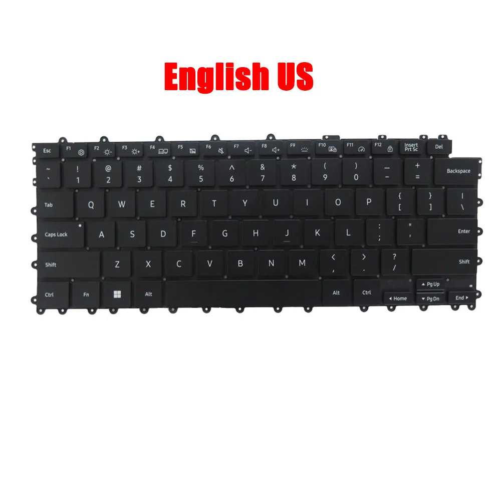 

Клавиатура для ноутбука Samsung NP930QED NP935QDB 930QED 935QDB BA59-04672A NSK-89BBN-US, английская, американская, с подсветкой, черная, новая