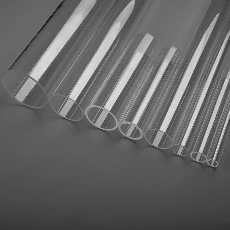 1pcs Naxilai อะคริลิคใส Plexiglass รอบหลอด Aquarium PMMA หลอด 500 มม.ยาวถังปลาน้ําอุปกรณ์ท่อ