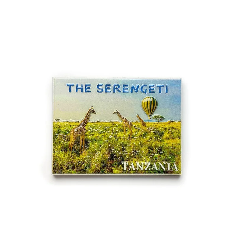 

Tanzania Serengeti National Park Giraffe Fridge Magnet 3d Creative Travel Souvenirs