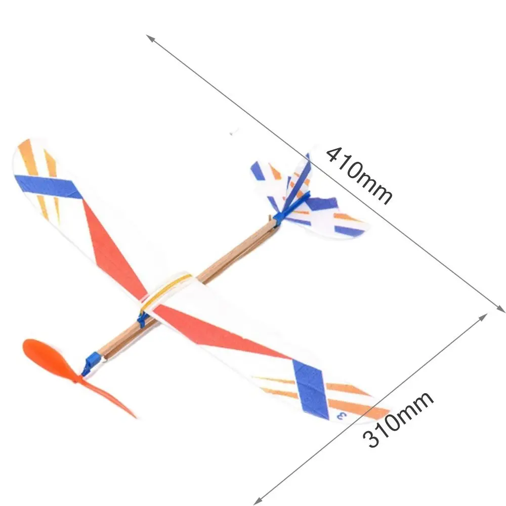 Jouet d'Avion Volant pour Enfant, artificiel astique, Lancer à la Main, Assemblage de Modèle Scientifique