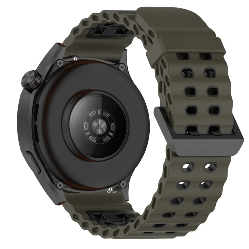 22 mm Ocean-Silikonband für Amazfit Bip Max Sports, zweifarbiges Armband für Amazfit Bip Max, Ersatzzubehör, Correa – Detail 15