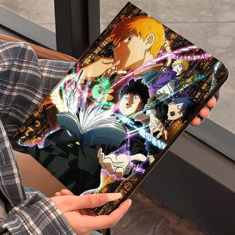 Mob Psycho 100 شعبية لشاومي Redmi Mi Pad 4 5 6 6s 7 7s SE Pro 2 11 Plus Max 12.4 11 11.2 12.5 8.7 بوصة حافظة تابلت #6