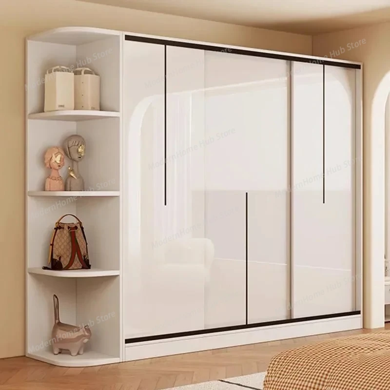 

Недорогой белый шкаф-органайзер для хранения одежды, для квартиры, гостиной, спальни, мебель для дома