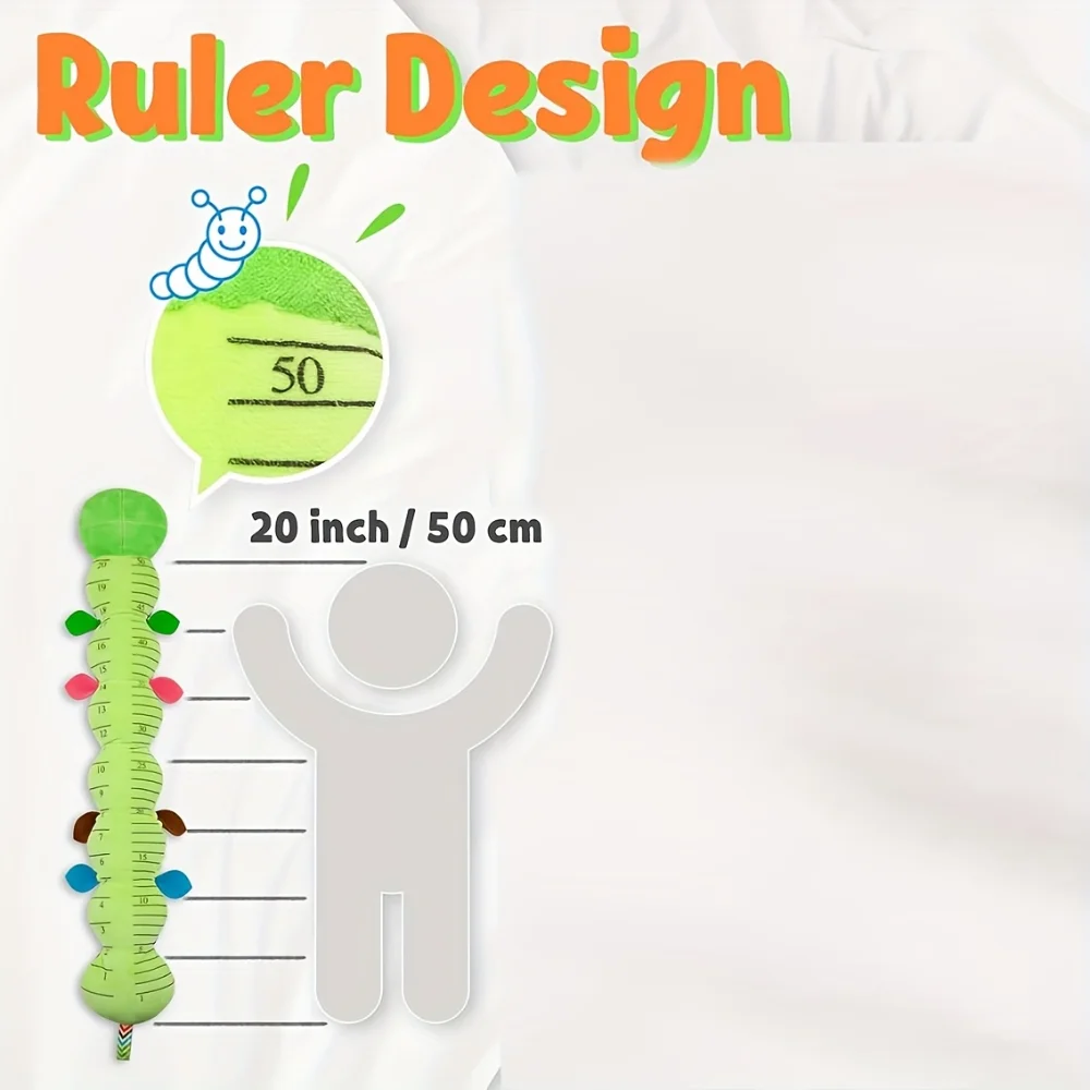 Animal en peluche Musical pour bébé, chenille d'activité, jouets doux, hochet froissé multi-sensoriel et textures, jouets mignons pour le temps du ventre