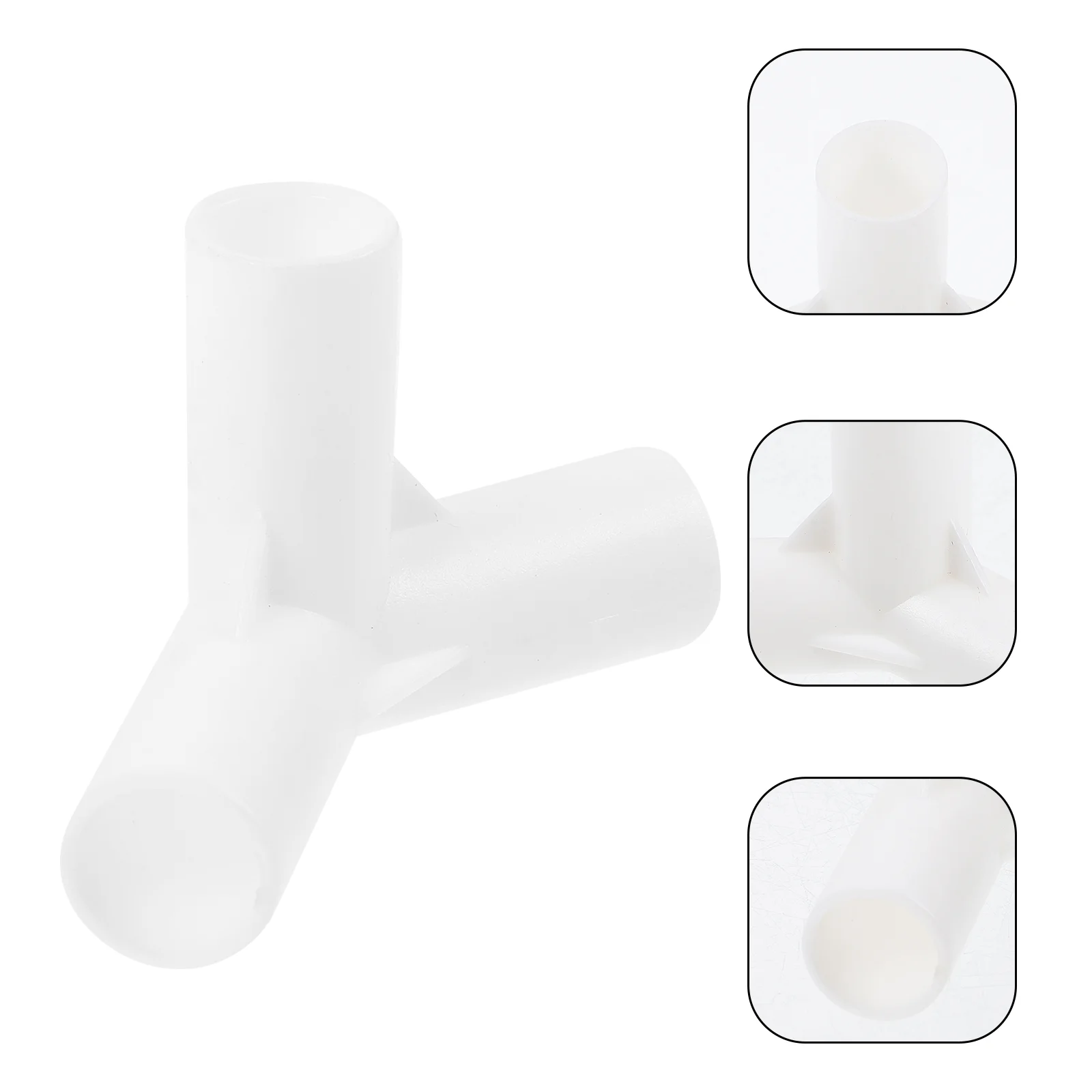 

20 Pcs Tent Joint Supply Rod Adapter Accessories Pipe Fittings Three-way Connector Pipeline Connecting Part