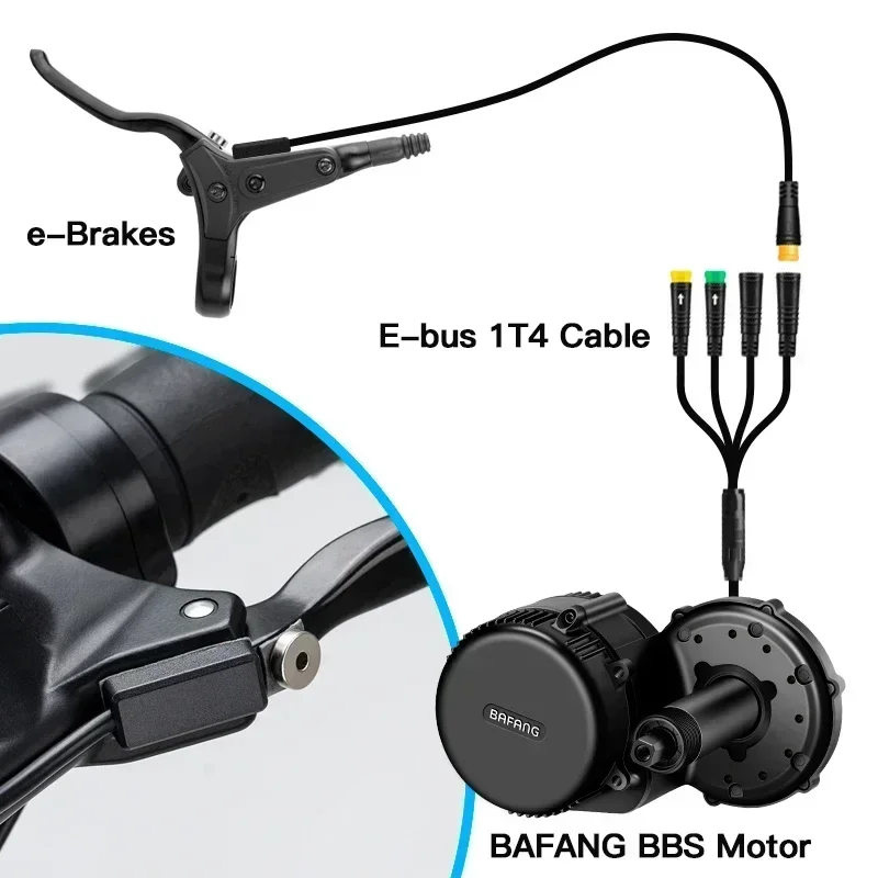 Ebike Hydraulic Brake Sensor Cable for Bafang BBS01 BBS02 BBSHD Motor Power Cut Off Brake Sensor Electric Bike Accessories