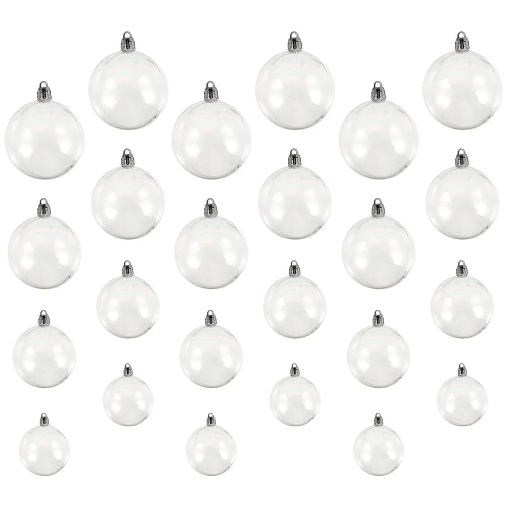 

40 Pcs DIY Christmas Ball Decoration Ornament Hanging Decorations Xmas Party Supplies Plastic Ornaments