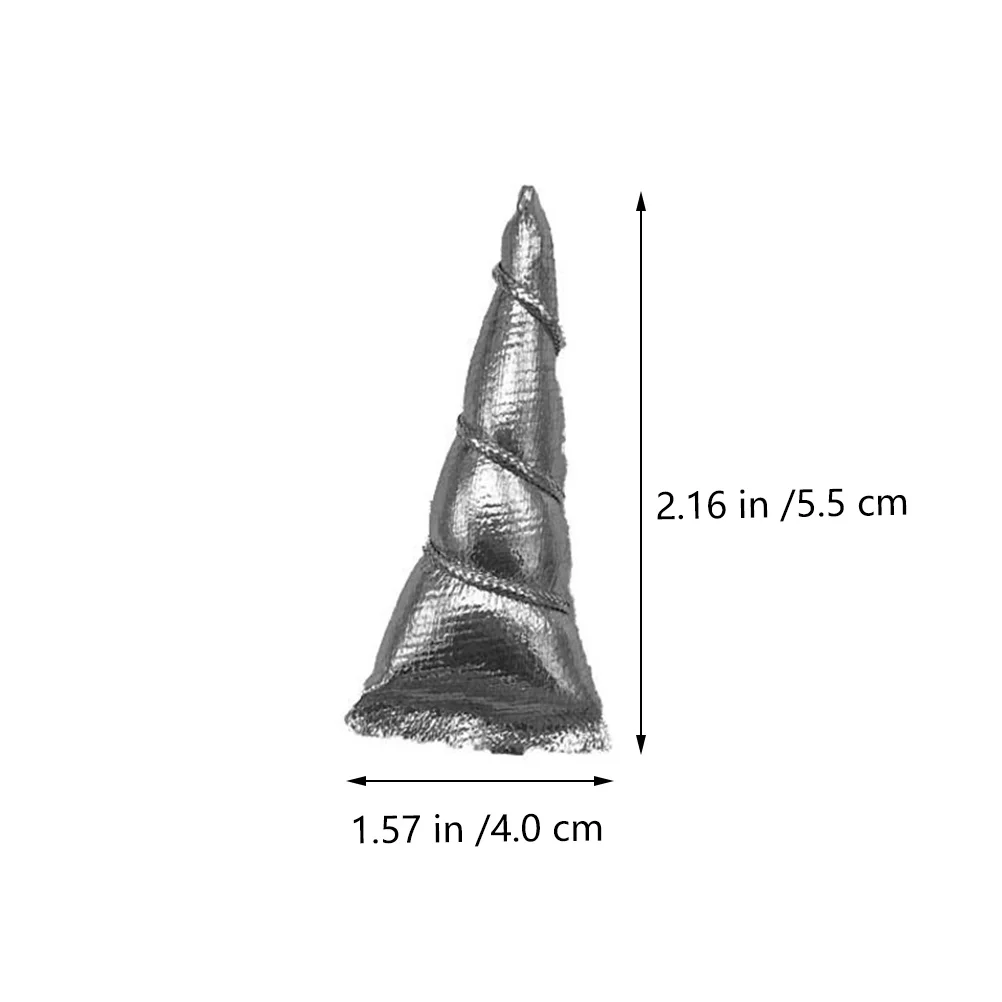 8Pcs Unicorn Horn DIY Accessory Set for Kids Headdress Clothes Decoration Stage Performance Halloween Christmas