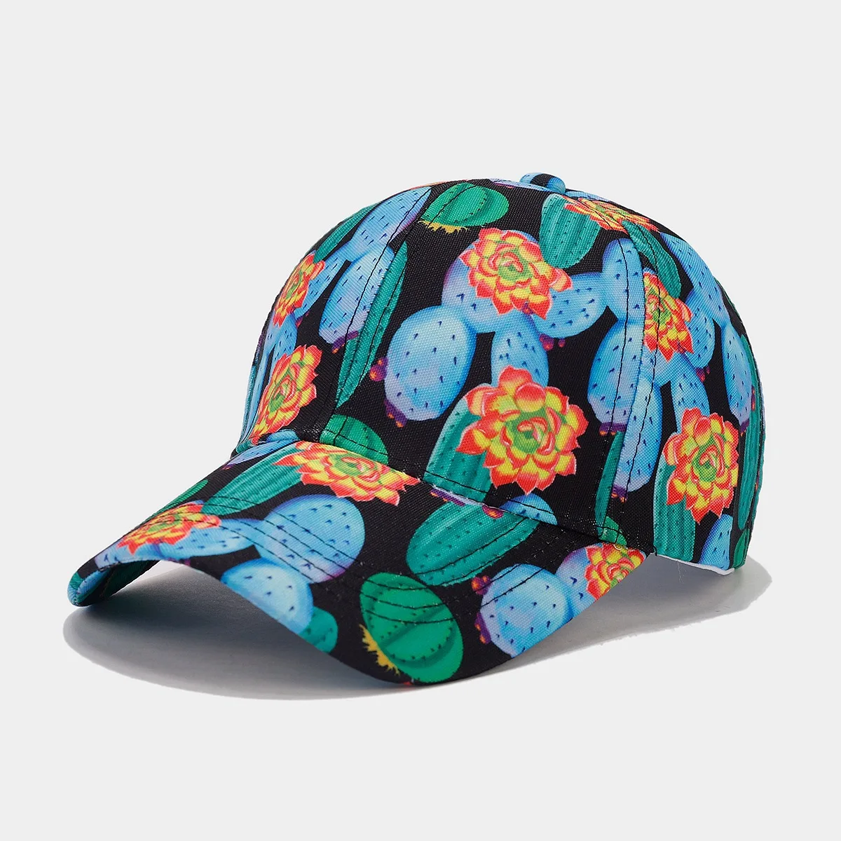 Baseball Cap Cactus Men Women Fitted Hat Sun Protection Accessory For Golf Climbing Fishing Summer Spring Outdoor Sports