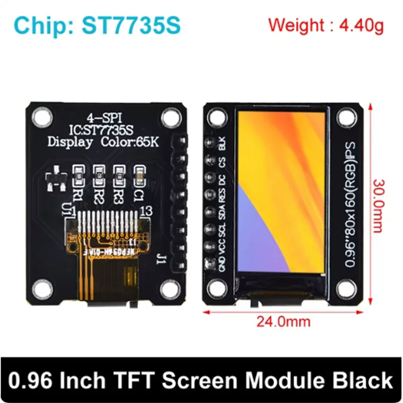 TFT Display 0.96/1.3/1.44/1.8/2.4/2.8/3.5 Inch TFT Full Color Screen LCD Module ST7735 ILI9341 Driver Interface SPI for Arduino