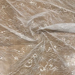 5Yards Simple Floral Lace Fabric Environmentally Friendly Material Suitable For Fashion And Wedding Dresses