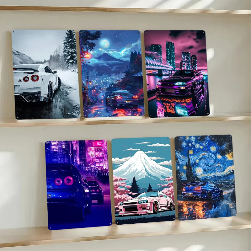 （Nissan） Posters Retro Car Met - Retro Gaming At ulasan dan harga