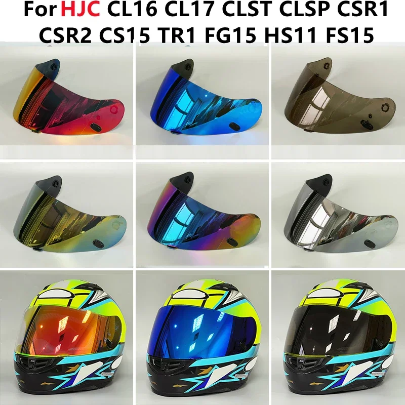 Visiera per casco per HJC CL16 CL17 CLST CLSP CSR1 CSR2 CS15 TR1 FG15 HS11 FS15 Scudi per casco Protezione UV Capacete Accessori