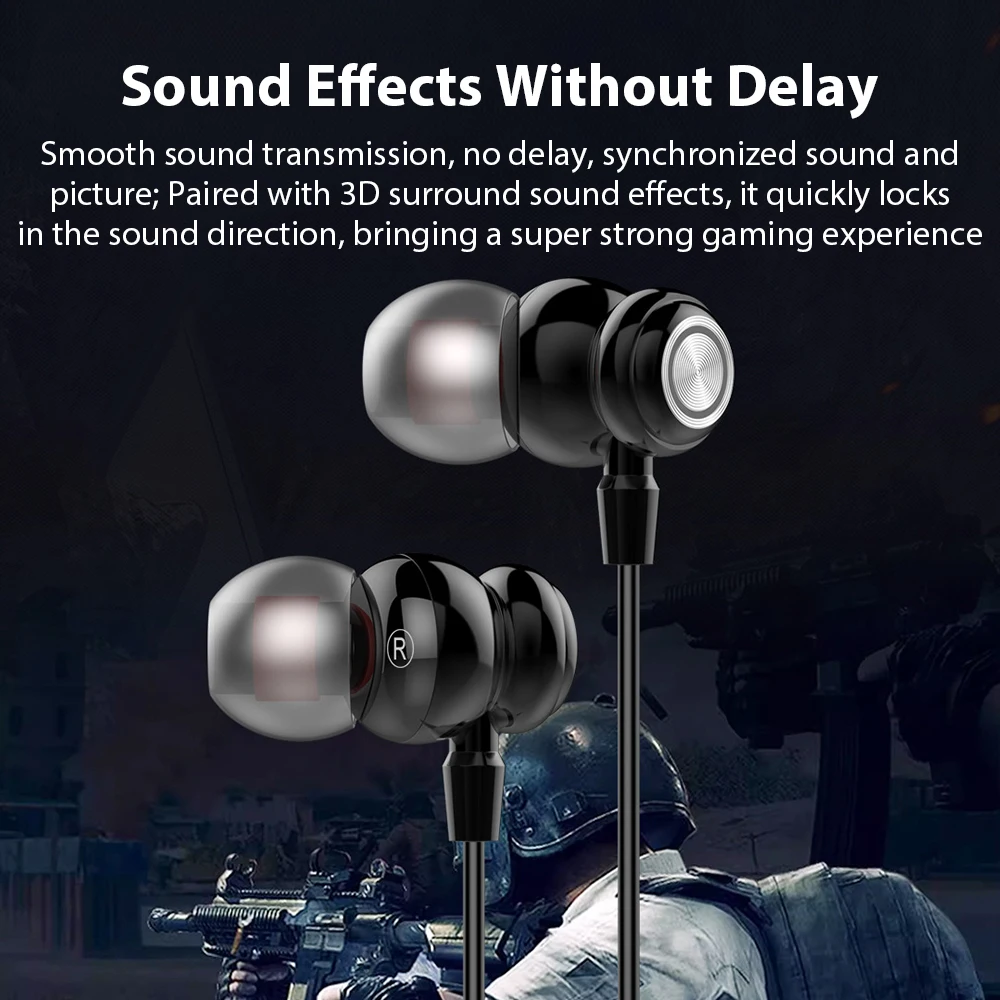 USB نوع C سماعات أذن سلكية مغناطيسية HiFi مع ميكروفون للحد من الضوضاء ياربود لسماعات سامسونج جالاكسي آيفون 17 16 3.5 مللي متر