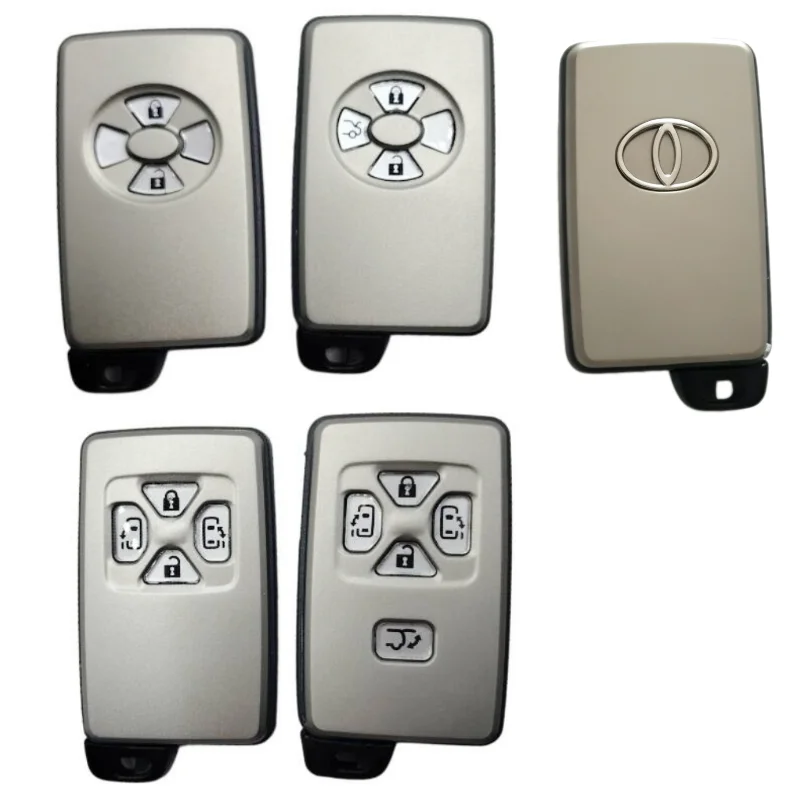 Car Key Fob Shell Case Housing 2 3 4 5 Buttons For Toyota Noah Voxi Alphard Estima Vellfire Previa Isis Voxy with Key Blade
