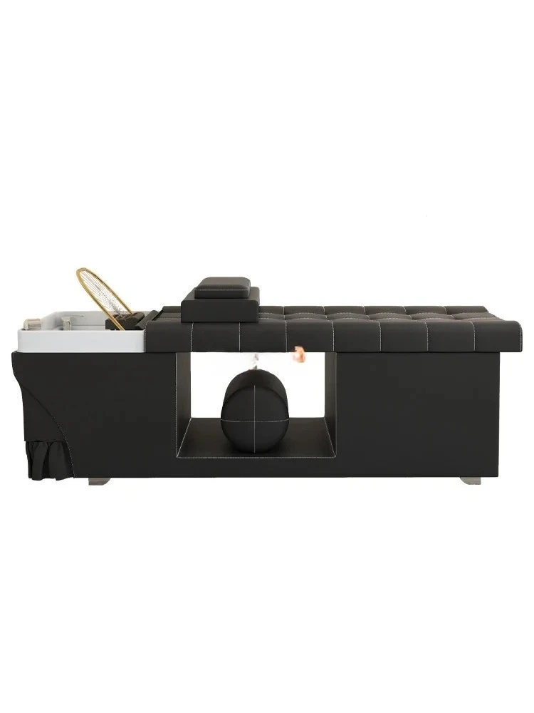 

Thai style head massage water circulation fumigation shampoo bed, hair dedicated all lying beauty with water heater