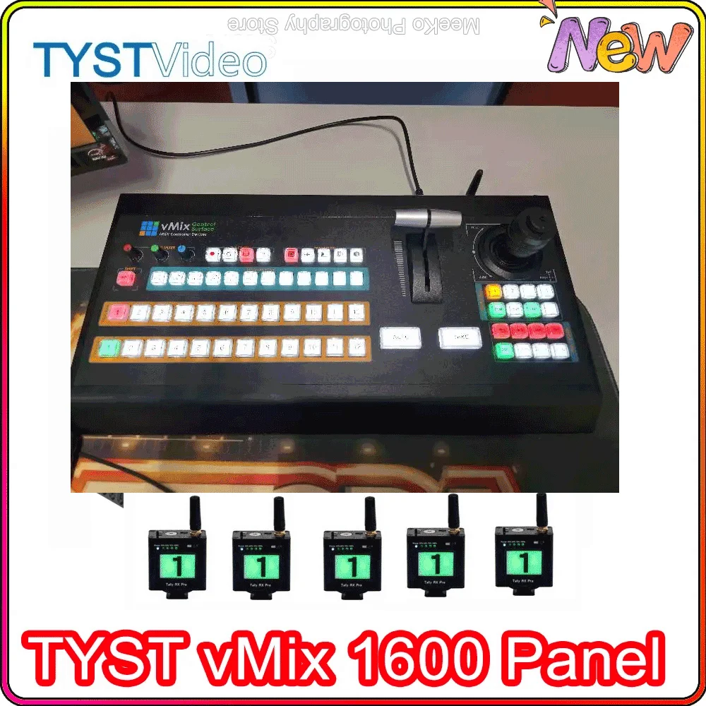 TYST vMix 1600 Panel Wireless Director Switcher Control Panel PTZ Control Wait Wireless Tally Light Vmix Video Switcher New