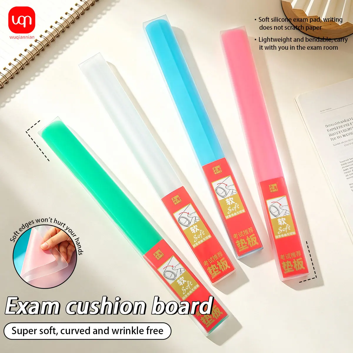 WQN 1pc A4 Exam Desk Mat, Wear-Resistant and Durable, Perfect for Practice, Writing, Hand-Drawn Doodles, Bullet Journal Material