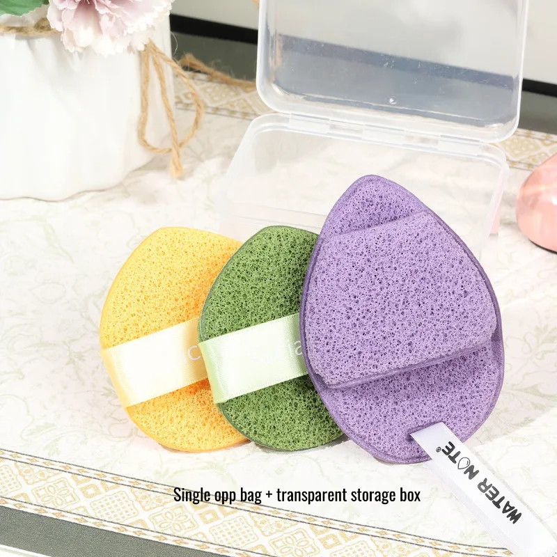 Gloves Face Wash Puff Wash Smile Leaky Fingers Cleansing Puff Cleansing Sponge Makeup Remover Towelettes Water Drops Cleanser