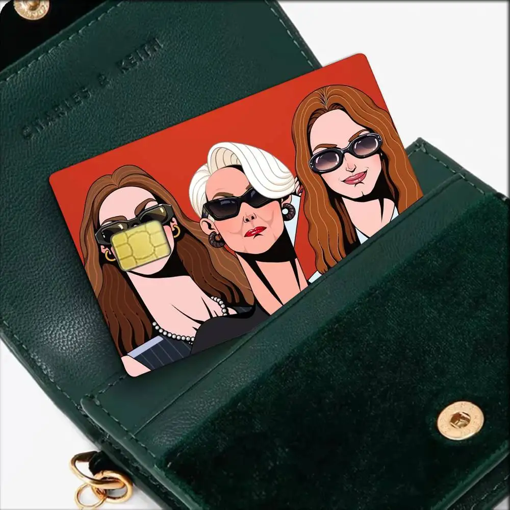 M-Miranda Movie The D-DevilS Wears PDA 2 Waterproof Film Skin Cover Credit Card Stickers Debit Front Bank Bus Pass