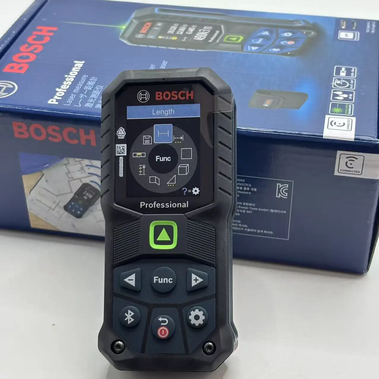 Bosch Green Laser Measure GLM 50-27 CG 50M Laser Rangefinder Ip65 Bluetooth App Remote Control Professional Distance Meter Ruler