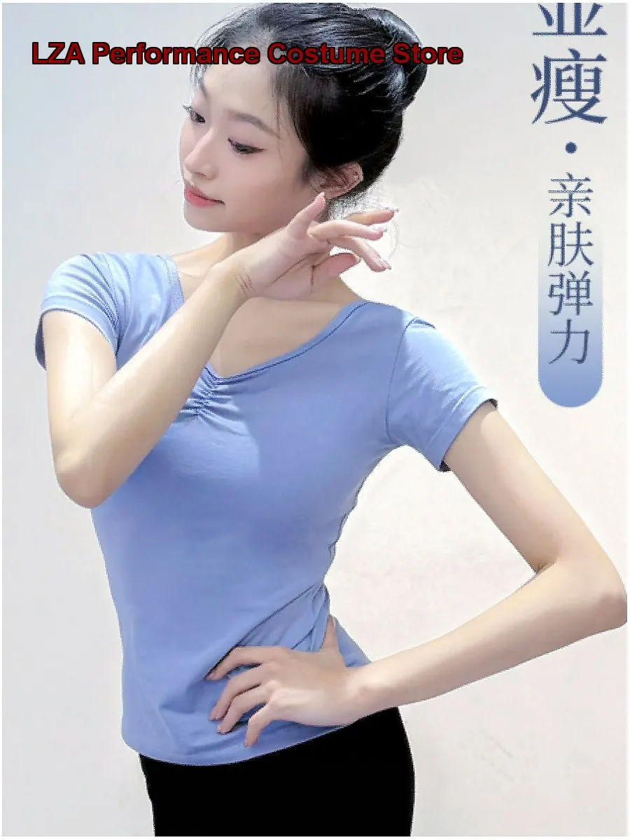 women's-adult-ballet-leotard-stand-collar-cross-back-practice-leotard-classical-dance-art-exam-costume