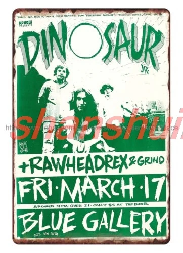 SHANSHUI 1989  Concert Poster metal tin sign hanging wall plaque 1pc