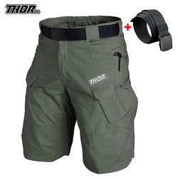 THORSOL Mountain Bicycle Clothing Cycling Shorts Padded Mens Riding Bike Motorcycle Short Trousers Pantalon Mtb Enduro Bottoms