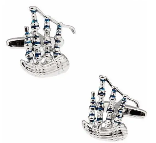 iGame Guitar Cuff Links Quality Brass Material Music Instrument Series Cufflinks For Wedding  Men