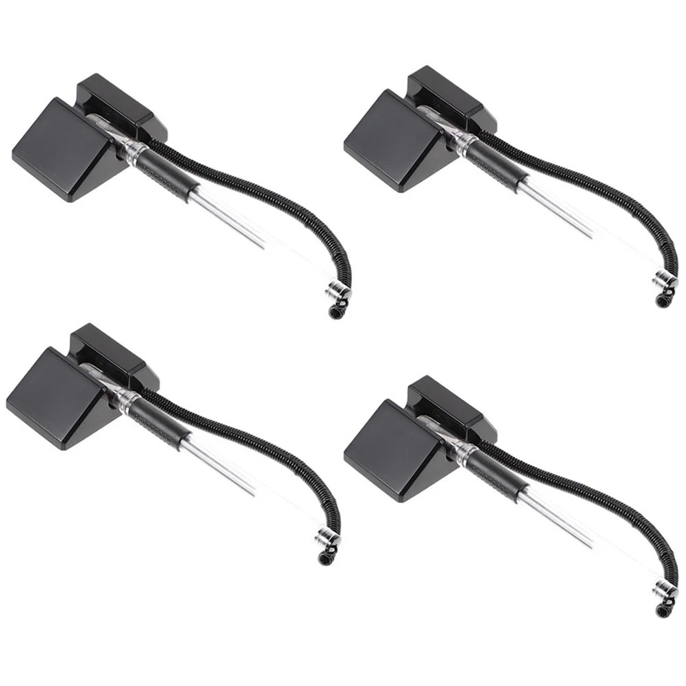 

4Pcs Security Gel Ink Pens Antitheft Counter Pen for Bank Office Hotel Lobbies Smooth Grip Pen with Chain