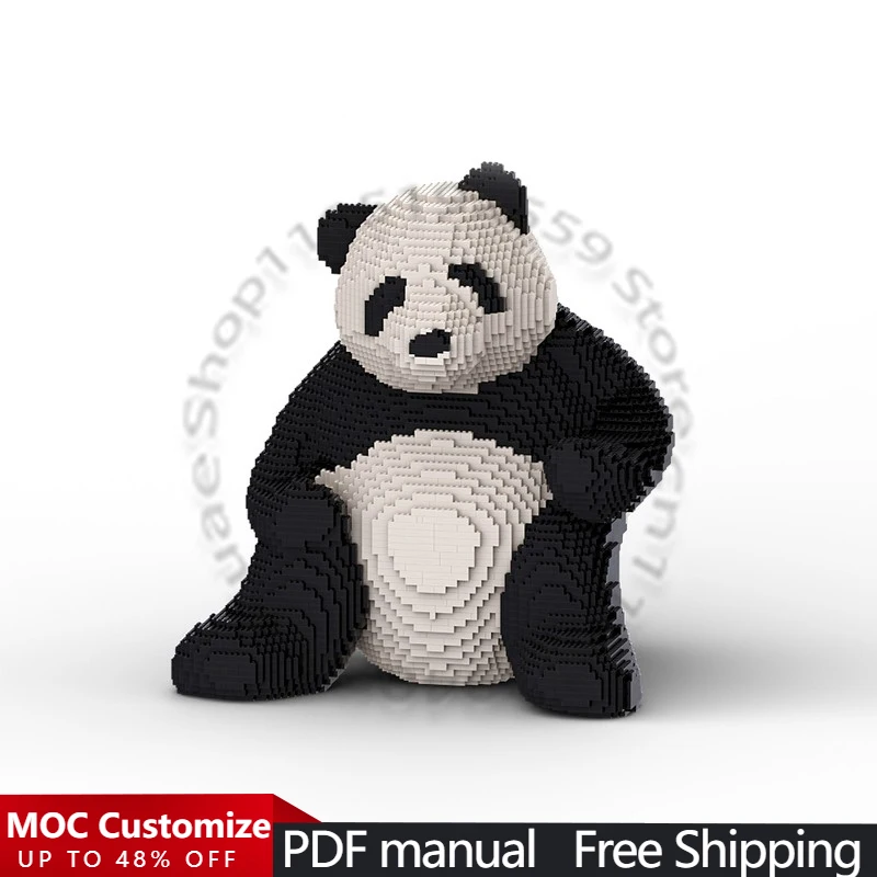 5749 PCS Customize panda MOC Customize Modular Building Block Brick Creative Design Technology Model DIY Boys Assembly Toy Gift