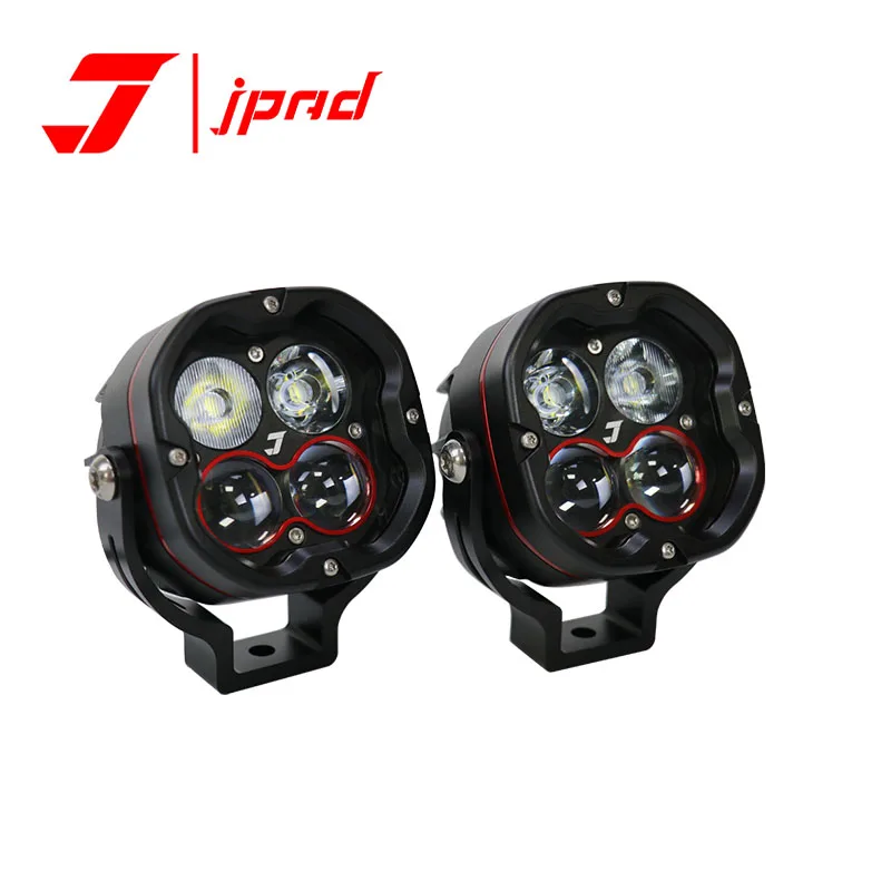 

High Quality Aluminum High Bright Motorcycle LED Spotlight Fog Light Waterproof Wireless Remote Control Auxiliary Light