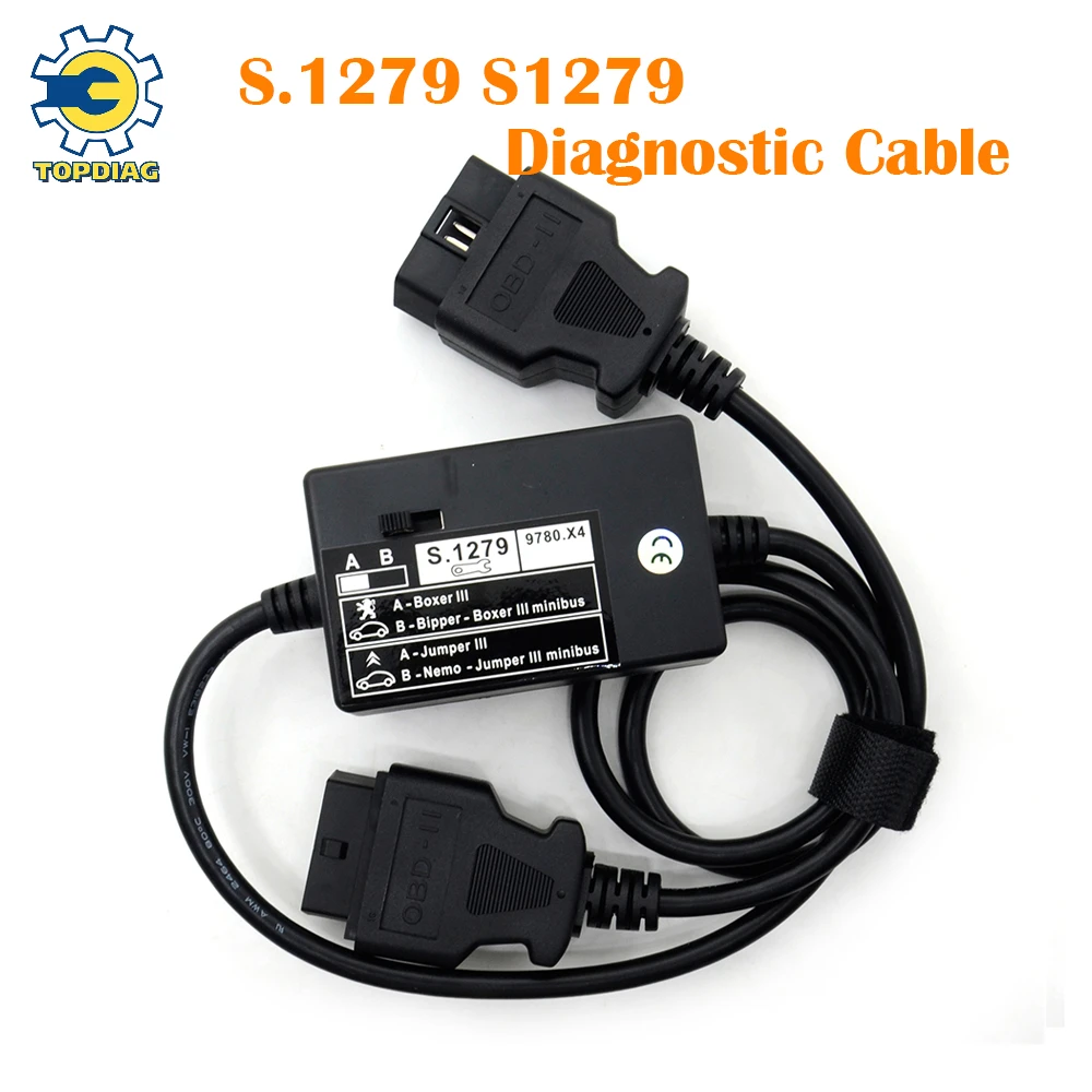 Professional S.1279 S1279 Diagnostic Interface Module OBD Cable Connect for Lex3 2000 with New Car Nemo Bipper Boxer Jumper