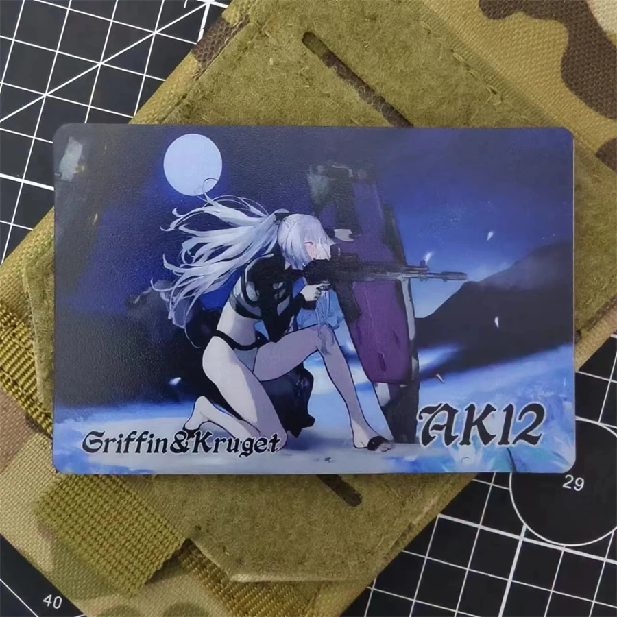 شارة الخط الأمامي للبنات ، زخرفة الملابس ، بندقية ، شارة تكتيكية ، لحقيبة الظهر ، الملابس #1