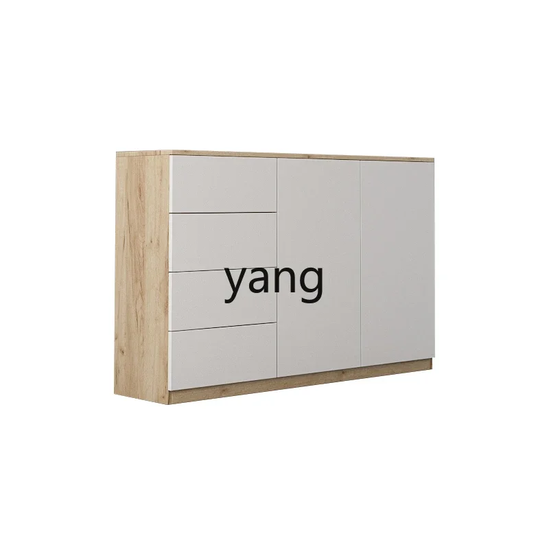 

LCX floor-to-ceiling low cabinet balcony solid wood storage wine cabinet living room against the wall small apartment