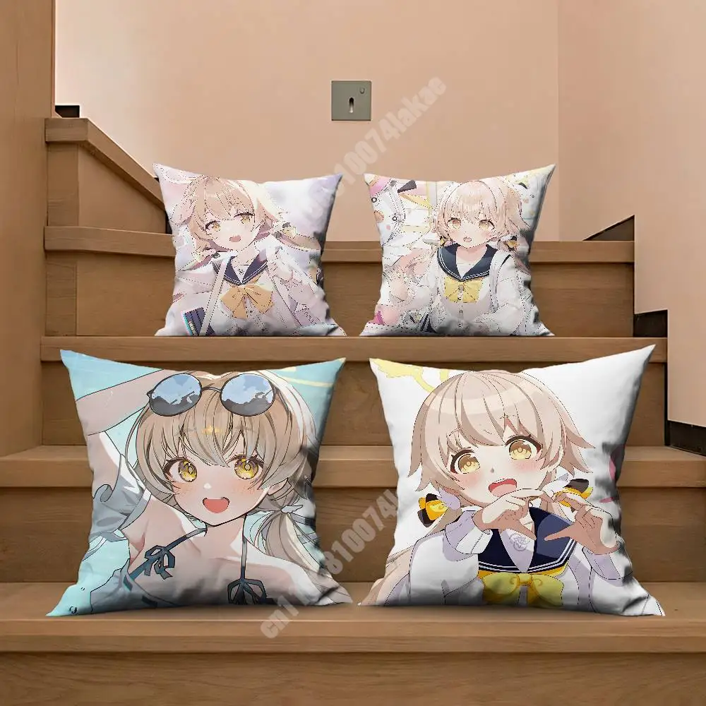 

Blue Archive Ajitani Hifumi Sofa Couch Pillow Cover Cushion Case Home Bedroom Decoration