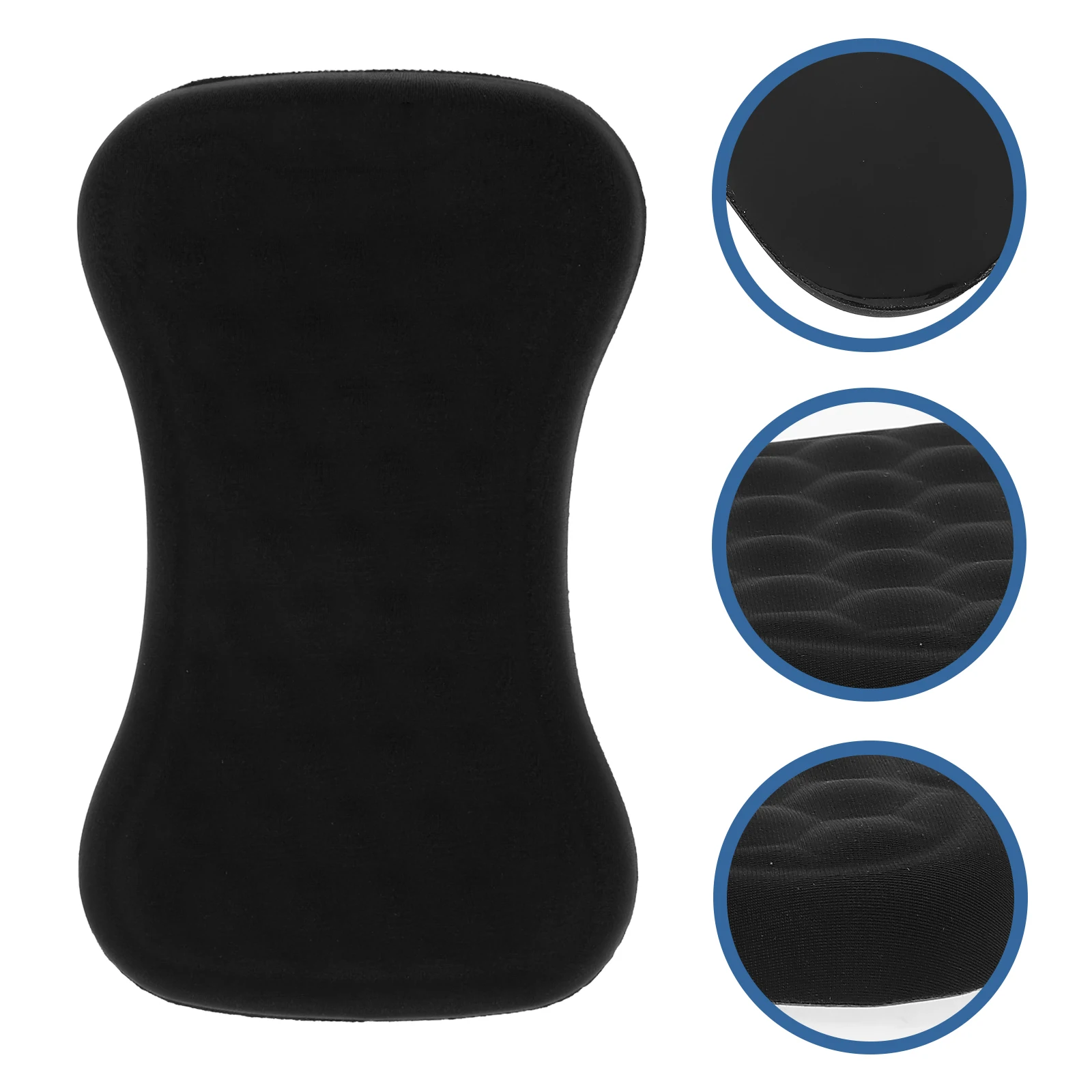 

Memory Foam Wrist Pad for Mouse Keyboard Soft Hand Support Non Slip Palm Rest Comfortable Cotton Plastic Material