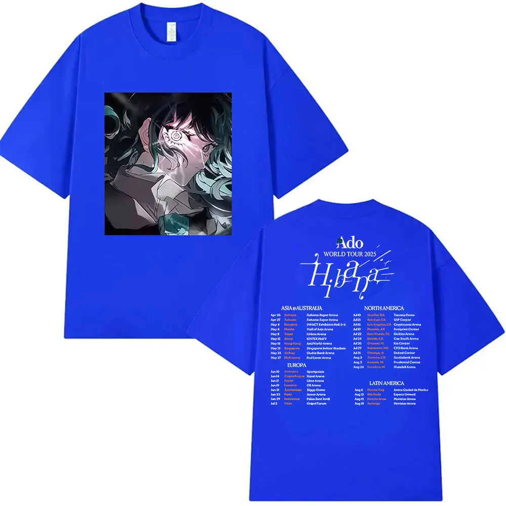 Japan Singer ADO World Tour 2025 Hibana Graphic T Shirts Men Women