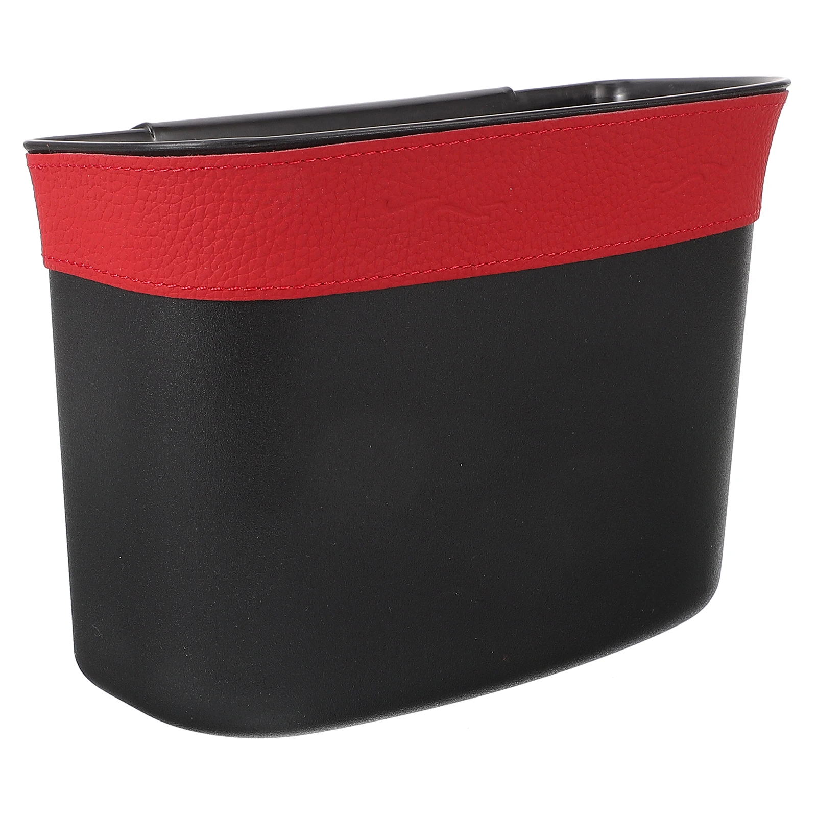 

Door Storage Box Trash Can for Car Front Seat PU Garbage Container Hanging Design Suitable Cars Truck Floor Organizer