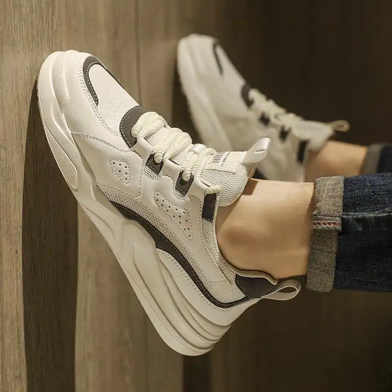 

Thick Heel Rubber Sole Shoes Men Brand Training Sport Sneakers For Men Tenis Badminton Classic Funky Runings Clearance