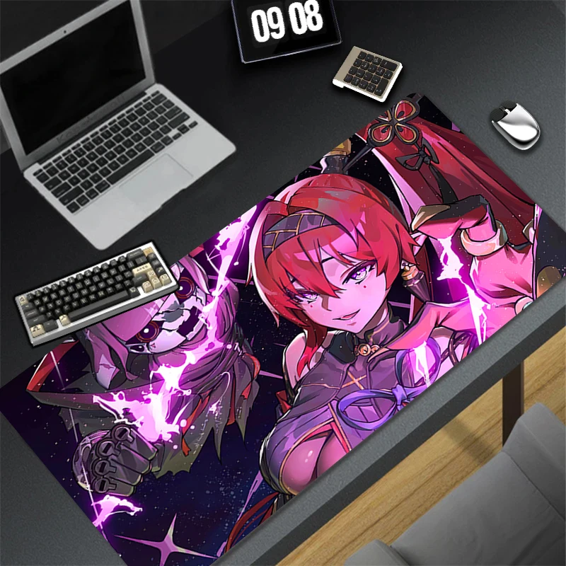 

Computer Gaming Accessories HD Mousepad Office PC Mouse Pad Keyboard Pad Wuthering Waves Yinlin Desk Decoracion Anime Desk Mat